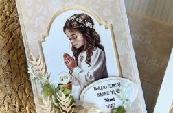 215,Kartka na komunię w pudełku dla dziewczynki 2