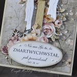 Zmartwychwstał! - kartka wielkanocna II - Zmartwychwstał - detal II