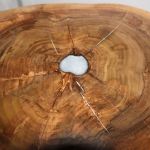 Stolik kawowy drewniany orzech - 