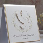 Kartka na komunię z ozdobną kopertą, 96c - Kartka na komunię z ozdobną kopertą