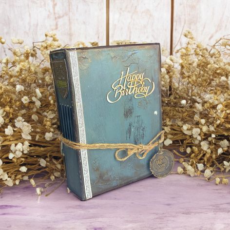 Ręcznie robiony notes dla chłopaka prezent urodzinowy