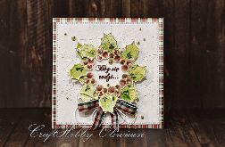 Bóg się rodzi - wianek z ostrokrzewu