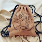 Ręcznie haftowany plecak dla przedszkolaka LIS - 