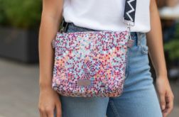 Żakardowa kolorowa kopertówka