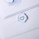 Zaproszenie komunijne handmade dla chłopca  - Zaproszenie na komunię w ozdobionej kopercie