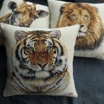 Poduszka gobelinowa Tygrys - Poduszka safarii
