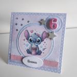 Personalizowana kartka na urodziny Stich - Kartka na urodziny