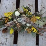 Stroik wielkanocy z wierzbą - tylko z naturalnych produktów