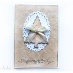 Kartka świąteczna z choinką - 