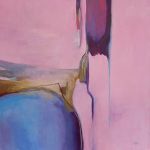 Abstrakcja -obraz akrylowy -formatu 60x60 cm. - 