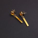 Kolczyki złote patyczki. - Kolczyki złote patyczki.