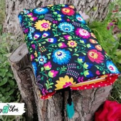 Otulacz / etui na książkę ~ folk black