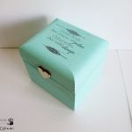 Szkatułka na biżuterię MINY - Pudełko na obrączki ślubne