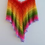 Kolorowe poncho idealne na lato :) - kolorowe