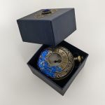 Kieszonkowy kwarcowy zegarek vintage blue - Kieszonkowy kwarcowy zegarek vintage blue 04