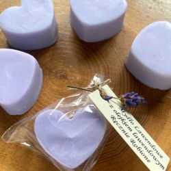 Prezenty upominki dla gości mydło lawendowe