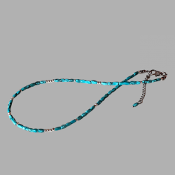 Naszyjnik z autentycznego Turkusu i srebra