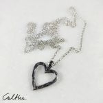 Serce – srebrny wisiorek mały (2201-05) - Srebrny łańcuszek