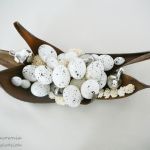 Gniazdo ze srebrnymi ptakami - 