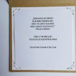 Kartka ślubna w kopercie z niezapominajkami  - Kartka na ślub z wyjątkowymi życzeniam