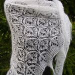 Chusta biała mgiełka - 