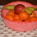 Szydełkowy koszyk na owoce - 