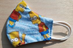 Maseczka bawełniana Simpson Bart