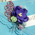 Kopertówka ślubna-turkusowe wrzosowe - 