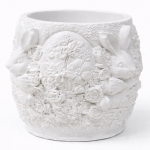 Zestaw świeczników gipsowych Królicza Wiosna – wiosenna dekoracja stołu - 