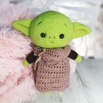 Baby Yoda - Szydełkowa Maskotka - Baby Yoda