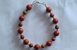 Bransoletka z Jaspisu i Agatu