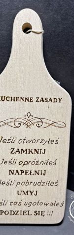 Deska z zasadami