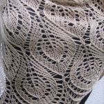 Letnia ażurowa chusta bambus - 