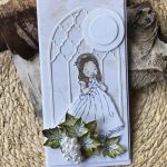 147,Kartka na Komunię dla dziewczynki - 147,Kartka na Komunię dla dziewczynki