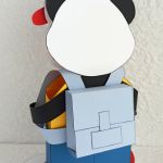 Kartka*Box na URODZINY*Panda z otwieranym PLECAKIEM*Roczek - Kartka na Urodziny
