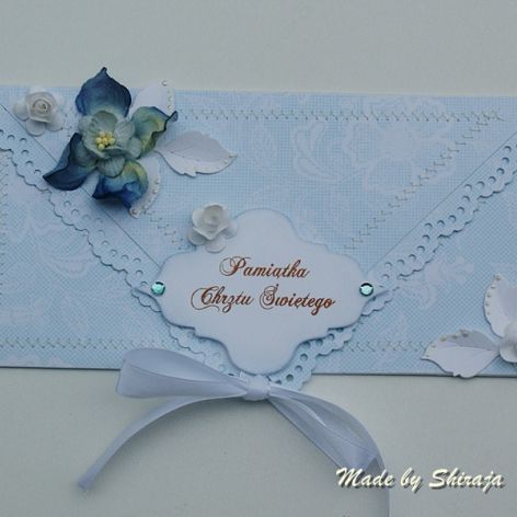 Pamiątka Chrztu św. - 'błękitna koronka'
