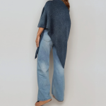 Klasyczne ponczo, elegancka narzutka na prezent - 