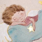 obrazek anioł, prezent na chrzestdziewcznka - pamiątka chrztu dziewczynka