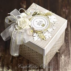 Komunijny exploding box dla chłopca - z życzeniami II
