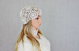 Lady eL czapka szydełkowa ecri 01