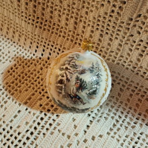 Bombka choinkowa, średnica 9 cm