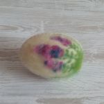 Filcowanka z lawendą - Ozdoba wielkanocnego koszyka