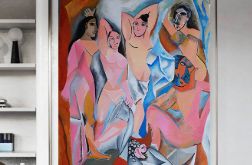 duży obraz pablo picasso panny z awinionu