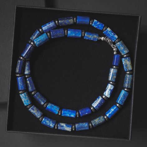 Naszyjnik męski lapis lazuli lap01