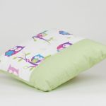 Poduszka dla dziecka 35x35 - Kolorowe sowy - 