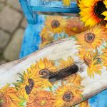 Zydelek, ryczka, słoneczniki, van Gogh, prezent - 