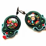 Polish Folk kolczyki sutasz - 