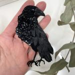 Broszka Kruk, biżuteria artystyczna - Kruk