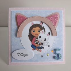 Kartka urodzinowa Koci dome Gabi