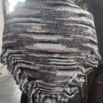 Chusta cieniowana na drutach. - chusta cieniowana